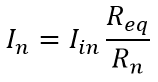 Current Divider Equation