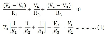 Nodal Analysis Equation-KCL