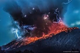 Aira Erupting Picture